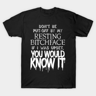 Resting B****FACE - White Version (nsfw) T-Shirt